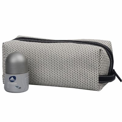 Unisex Quality PU Woven Pattern Toiletry Bag